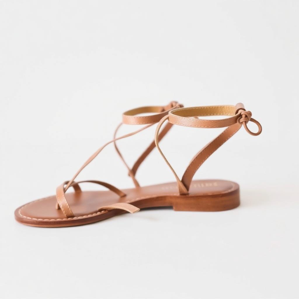 Sandália Nude Tiras Finas